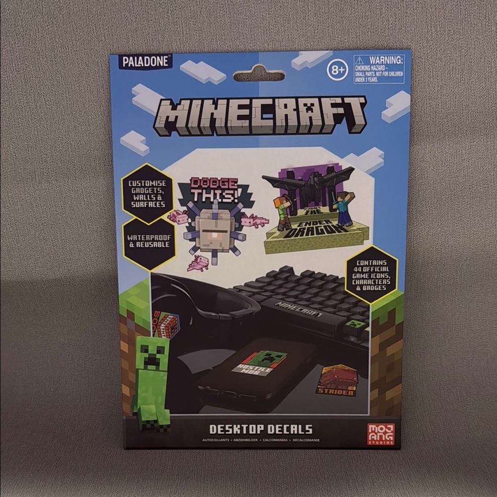 Minecraft Desktop Decals - Black and Green
